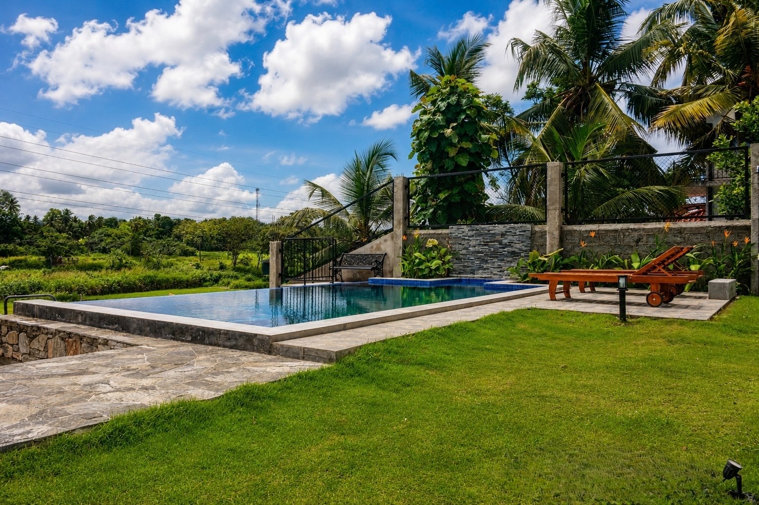 Pool & Garden View