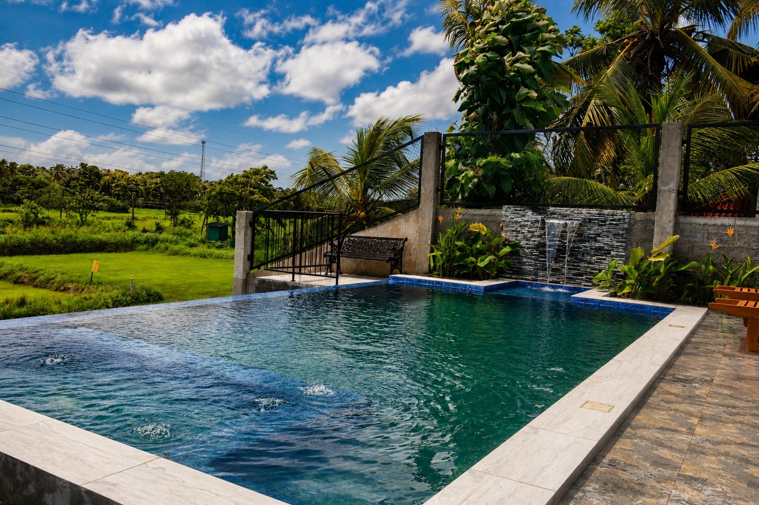 Swimming pool at Emerald Edge Villa